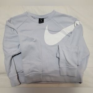 Nike cropped blue pullover